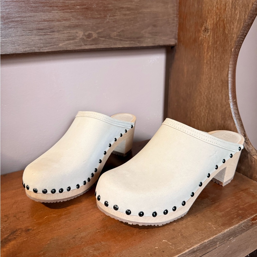 Rome Studded Clog Mule - Size 40